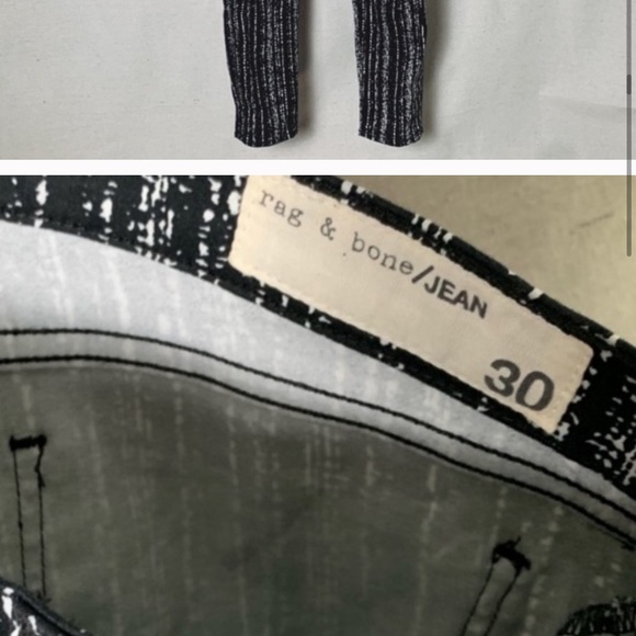 30%OFF BUNDLES! BLACK WHITE SKINNY LEGGINGS JEANS - Picture 7 of 8